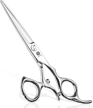 Dream Reach HIGH-END SERIES Japanese 440C Stainless 6.0 360¡Æ Swivel Thumb Ring Professional Barber Razor Edge Hairdressing Straight Cutting Scissors