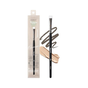 Piccasso 300 Eyeliner and Concealer Brush ? Dual-Use Angled Brush for Gel Eyeliner and Spot Concealing, Soft and Precise Eye Makeup Brush for Tightlining and Coverage, Korean Professional Makeup Tool