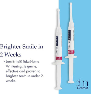 LumiBrite 32% Take-Home Whitening Gel Refill 4 Syringes 2.5 mL by DENMAT