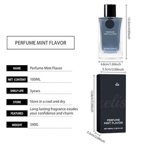 Cool Breeze Peppermint Essential Oil Perfume | Fresh &amp Natural Scent | Long-Lasting Aroma | Mood &amp Stress Relief(2PCS)