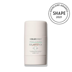 MDSolarSciences Solar Stick SPF 40 ? Water-Resistant Mineral Sunscreen ? Broad Spectrum UV Protection ? Blendable Zinc Oxide Travel Stick ? Smooth Sheer and Natural Matte Finish 0.6 Oz