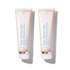 Kate Somerville EradiKate 3% Sulfur Daily Foaming Cleanser Acne Treatment ? Clinically Formulated Medicated Face Wash Balances Skin and Cleans Pores, 2-Pack of 4 Fl Oz Each