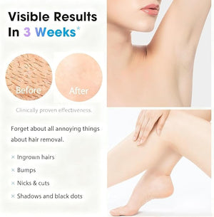 IPL Laser Hair Removal Device Permanent Painless Remover Reduction in Hair Regrowth for Women and Man at Home Whole Body Armpits Back Legs Arms Face Bikini Line, Corded