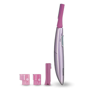 Panasonic Women¡¯s Facial Hair Remover and Eyebrow Trimmer with Pivoting Head Includes 2 Gentle Blades for Brow and Face and 2 Eyebrow Trim Attachments Battery-Operated ? ES2113PC