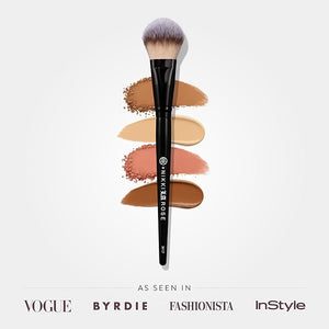 BK BEAUTY - NIKKI LA ROSE N17 MULTI-PRO FACE BRUSH ? Dual-Sided Paddle Brush for Face Application Liquid Powder Blending - Bronzer Contour Blush Foundation