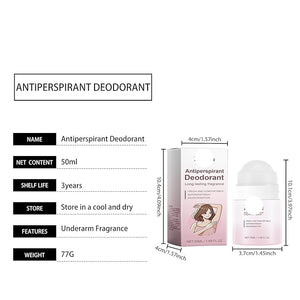 Rose Scented Roll-On Fragrance - Portable Refreshing Body Scent(3PCS)