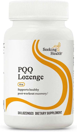 Seeking Health PQQ Lozenge - Support Energy &amp Healthy Aging with Antioxidant Supplement - 20 mg 30 Lozenges
