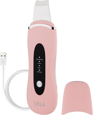 Spa Sciences - LELA - 4-in-1 Facial Spatula for Deep Cleansing Pore Extraction Serum Infusion Anti-Aging and Contouring