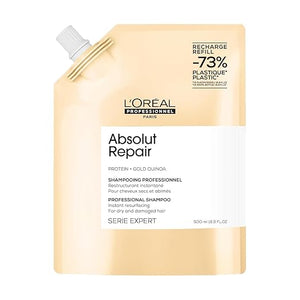 L'Or?al Professionnel Paris Absolut Repair Shampoo ? Nourishing Protein Shampoo For Dry Damaged Hair Repairs Damage and Provides Shine