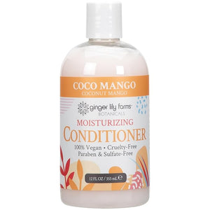 Ginger Lily Farms Botanicals Moisturizing Conditioner for Dry Hair Coco Mango 100% Vegan &amp Cruelty-Free Coconut Mango Scent 12 Fl Oz (Pack of 6)