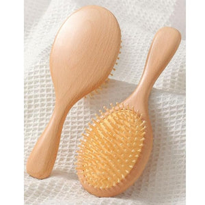 Retro Styling Tools Women Massage Hairbrush Wood Hair Brushes Air Cushion Hair Combs Scalp Massagers Hair Combs 9.8Inch
