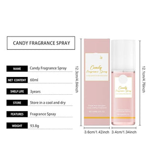 Long-Lasting Candy Scent Body Mist - Refreshing, Moisturizing &amp; Gentle Fragrance For Daily Use &amp; Special Occasions(2PCS)
