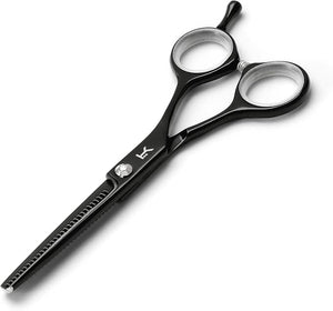 Very Sharp Kobaruto Black Cobalt 5.5 Hair Thinning Shears Scissors 30 Teeth 35% Cut Ratio