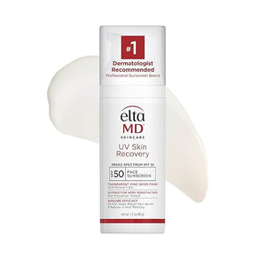 EltaMD UV Skin Recovery Face Sunscreen with Zinc Oxide, All Mineral, Safe for Sensitive Skin SPF 50