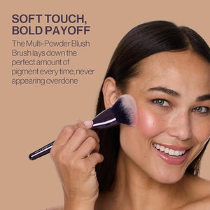 Anisa Beauty Multi-Powder Blush Brush for Flawless Powder Application - Soft Vegan Fibers - Ideal for all powder blush formulas - Cruelty-Free Makeup Tool