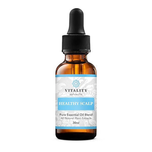 Vitality Extracts Healthy Scalp Essential Oil Blend - 30ml Cleanse Hair Growth Amla Oil Ayurvedic Hair Repair Strengthening Rejuvenate Luster &amp Shine