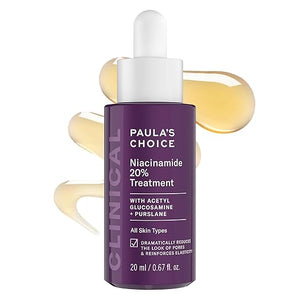 Paula's Choice CLINICAL 20% Niacinamide Vitamin B3 Concentrated Face Serum Anti-Aging Serum for Face Treatment for Discoloration &amp Minimizing Large Pores Fragrance-Free 0.67oz