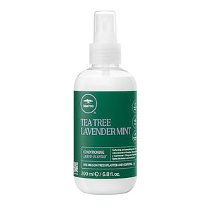 Tea Tree Lavender Mint Conditioning Leave-In Spray Lightweight Leave-In Conditioner Softens + Smooths For Coarse + Dry Hair 6.8 fl. oz.