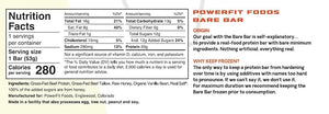 PowerFit Foods Bare Bar 10-Pack 20g Grass-Fed Beef Protein Bar Grass-Fed Tallow Honey Clean Ingredients Seed Oil Free (10-Pack Vanilla)