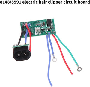 1Set Electric Hair Clipper Assembly Motherboard Circuit Board £¬Compatible for 8148/8591 Hair Clipper Replacement Parts Accessories