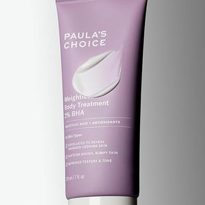 Paula's Choice Weightless Body Lotion Treatment 2% BHA Salicylic Acid &amp Chamomile Lotion Exfoliant Body Moisturizer for Keratosis Pilaris (KP) Prone Skin &amp Clogged Pores Fragrance-Free