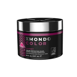 XMONDO Color Garnet Depositing Mask &amp Semi-Permanent Burgundy Hair Dye | Infused with Bond Booster Technology &amp Hyaluronic Acid for Nourishment Revitalization &amp Repair Vegan Formula 8 F