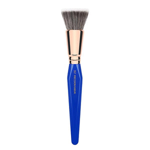 Bdellium Tools Professional Makeup Brush - Golden Triangle 957 Precision Kabuki - With All Vegan and Soft Synthetic Fibers For Versatile Application (Blue 1pc)