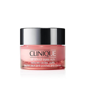 Clinique All About Eyes Rich Eye Cream For Dark Circles With Hyaluronic Acid | Hydrating Brightening + Depuffing