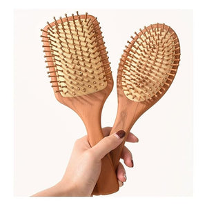 NALoRa Hair Combs Women Wood Massage Hairbrush Scalp Massagers Hair Brushes Air Cushion Hair Combs Massage Tools