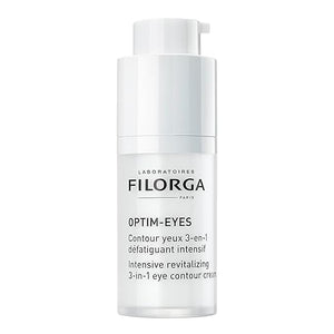 Filorga Optim-Eyes Eye Cream, Revitalizing 3-in-1 Skin Treatment for Rapid Reduction of Dark Circles, Wrinkles &amp; Puffiness Around the Eyes, 0.5 fl. oz.