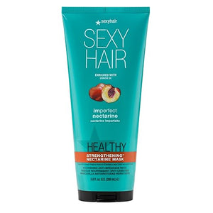 SexyHair Healthy Imperfect Fruit Strengthening Anti-Breakage Mask 6.8 oz | Nectarine | Fine to Medium Hair Type