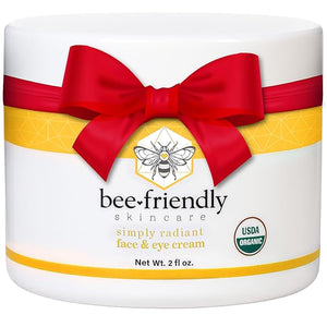 BeeFriendly Organic Face and Eye Cream USDA Certified Organic Facial Moisturizer All In One Natural Face Eye Neck Decollete Cream Reduces Wrinkles &amp Lines 2 oz