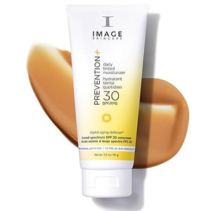 IMAGE Skincare PREVENTION+ Daily Tinted Moisturizer SPF 30 Sunscreen No White Cast 3.2oz