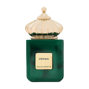 Matin Martin Crown for Unisex - Arabian Perfume for Women &amp Men - Long Lasting Spice &amp Citrus Fragrance with Bergamot Leather Musk Cedarwood Notes - Arabic Cologne - Travel Size - 3.4 oz ED