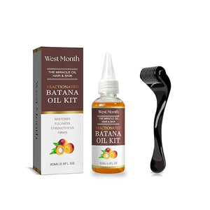 Fractionated Batana Oil Kit Miracle Hair &amp Skin Treatment Light Non-Sticky Formula for All Hair Types Strengthening &amp Restoring Solution 60ML/2.0FL OZ