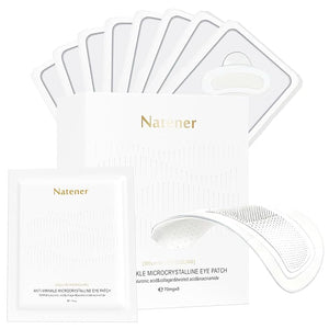 8 pairs PDRN Micro Eye Patches Under Eye Patches for Puffy eyes Dark Circles &amp Wrinkle | Hyaluronic Acid Kojic Acid Collagen Peptides Vitamin C Niacinamide - Korean Popular Eye Care