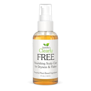 Isabella¡¯s Clearly FREE, Best Natural Anti Dandruff Oil, Itch Relief for Dry Itchy Flaking Scalp and Dermatitis with Jojoba, Cedarwood, Manuka, Tea Tree Oils (4 FL Oz)