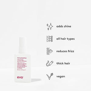 EVO Love Perpetua Shine Drop - Polishing Hair Gloss For All Hair Types - 50ml / 1.7fl.oz