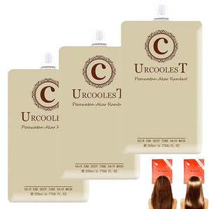 URCOOLEST Magical Hair Mask Molecular Repair Hair Mask 200ML Advanced Molecular Deep Conditioning Hydrating Conditioner for Hair Ends Hydration Hair Root Treatment Softness Shine Dry Hair (3Pcs)