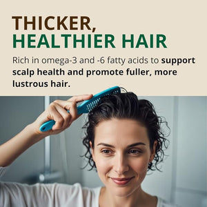 Organic Pumpkin Seed Oil (LARGE 4-OZ Bottle) USDA Certified Organic 100% Pure Cold Pressed. Boost Hair Growth for Eyelashes Eyebrows &amp Hair. Overactive Bladder Control for Men &amp Women. Mois