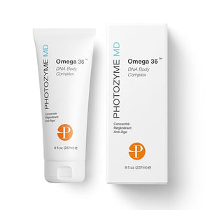 Photozyme DNA Repair Anti Aging Body Lotion Complex with DNA Enzymes + Omega 3 + 6 | Moisturizing Hydrating + Nourishing Skin Cream to Repair Sun Damage | Fragrance Free Unscented | 8 Fl. Oz