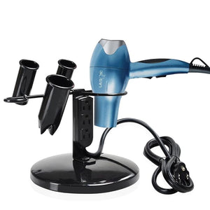 Tabletop Blow Dryer Hair Iron Holder Salon Appliance Stand w/ 3 Outlets Organize Hair Tools US Delivery (not include hair dryer)