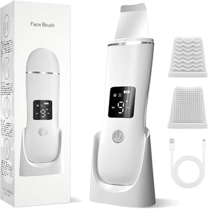 Face Scrubber Skin Spatula - Anface Blackhead Remover with 4 Modes Pore Extractor Face Spatula Deep Cleansing for Facial Skincare Women Gift