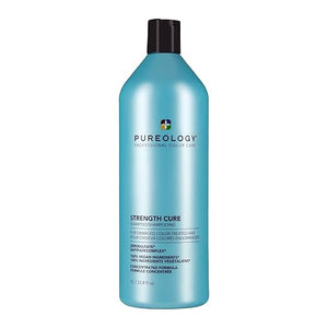 Pureology Strength Cure Shampoo - For Damaged or Color Treated Hair Hair Strengthening &amp Prevents Breakage Seals Split Ends Vegan &amp Sulfate-Free