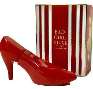 Bad Girl Rouge for Women Eau De Parfum 3.4 fl Oz- Sweet Warm &amp Powdery Tone - Combination of Tonka Bean Vanilla &amp Praline - Free of Paraben Vegan &amp Cruelty-Free - Elegant 100ml bottle