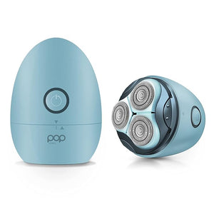 Pop Sonic Moon Shaver (Slate) - Face &amp Body Shavers for Men &amp Women - 3 Floating Rotary Heads Face Shaver w/Removable Cap - Long Lasting Lithium-ion Battery Portable Electric Shaver &amp Leg