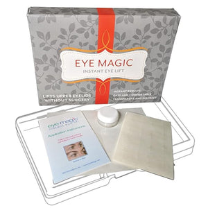Original Instant Eye Lift Kit (Small/Medium Kit) 64 Eye Lift Strips + wax/gel. Lifts Droopy Upper Eyelids for A Youthful Look