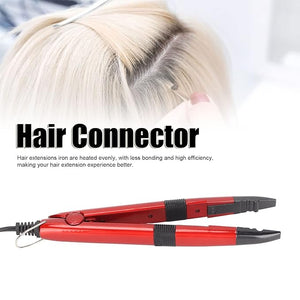 ZJchao Hair Extension Iron Fusion Wig Heat Connector Iron Melting Tool Heat Iron Connector Wand U Tip (US Plug 110V)