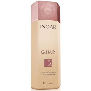 Inoar GHair Premium Keratin Step 2 with Keratin for Intense Frizz Reduction &amp Hair Smoothing 33 Fl Oz