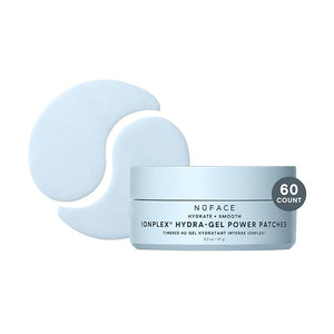 NuFACE IonPlex Hydra-Gel Power Under Eye Patches - Gel Under Eye Mask for Puffy Eyes &amp Dark Circles - Cooling Wrinkle Patches &amp Hydrating Treatment Pads to Energize Brighten &amp Tighten (60